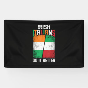 Irisch Italienisch Funny Irish Italians Do It Bett Banner