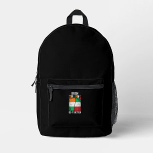 Irisch Italienisch Funny Irish Italians Do It Bett Bedruckter Rucksack