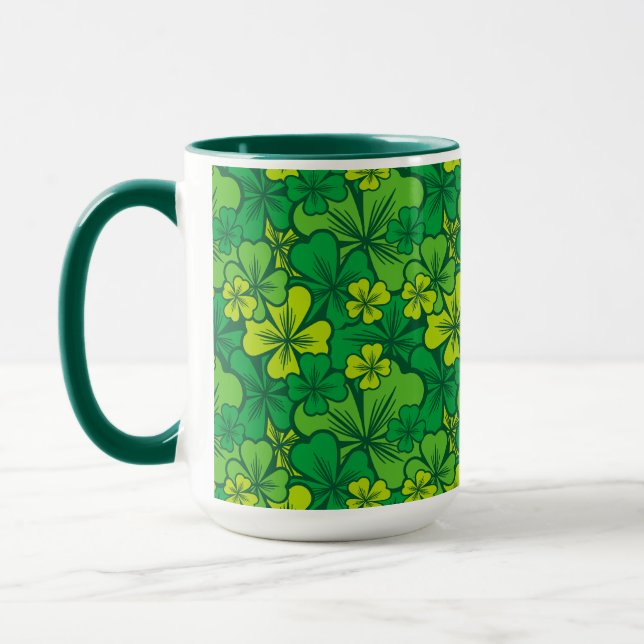 Irisch - Kleeblatt Tasse (Links)