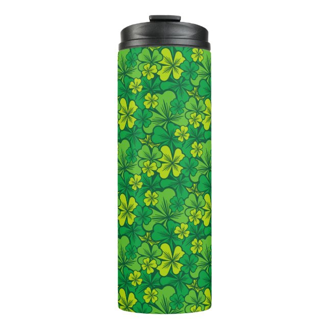 Irisch - Kleeblatt Thermosbecher (Vorderseite)