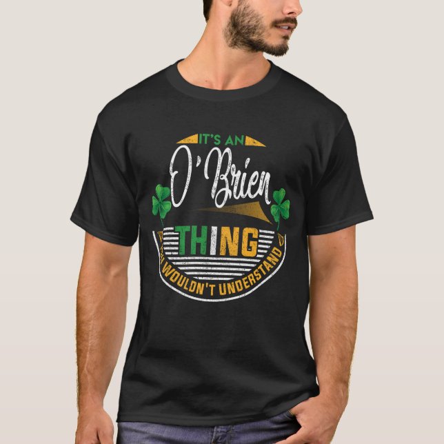 Irisch - O'Brien, was du nicht verstehen würdest T-Shirt (Vorderseite)
