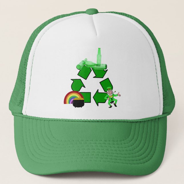 Irisch recycelnd truckerkappe (Vorderseite)