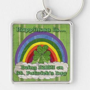 Irisch sein an St. Patricks Tag Schlüsselanhänger
