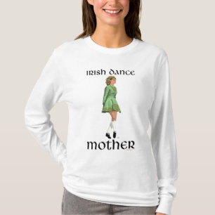 Irisch Step-Tanz Mutter - Grün T-Shirt