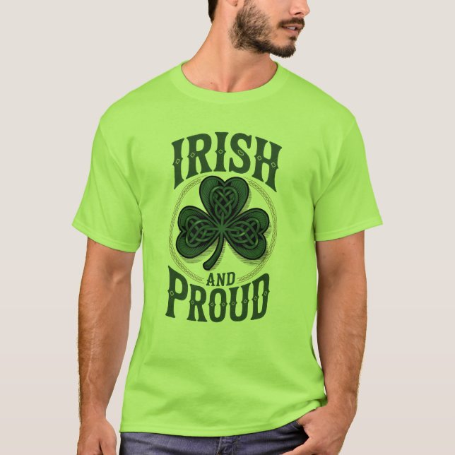 Irisch und stolz T-Shirt (Vorderseite)