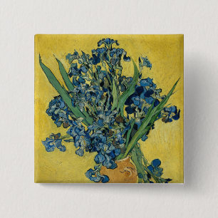 Irisch - Vincent van Gogh Fine Art Button