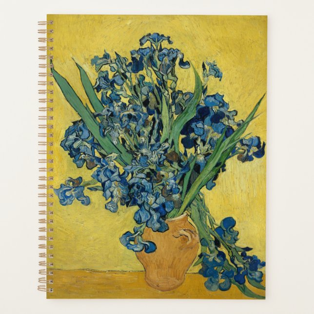 Irisch - Vincent van Gogh Fine Art Planer (Vorderseite)