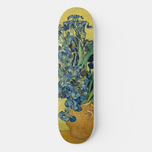Irisch - Vincent van Gogh Fine Art Skateboard (Vorderseite)