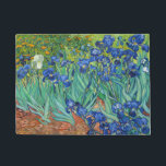 Irisch von Van Gogh. Fußmatte<br><div class="desc">Bitte besuchen Sie meinen Laden für interessanteres Design und mehr Farbwahl => zazzle.com/iwheels*</div>