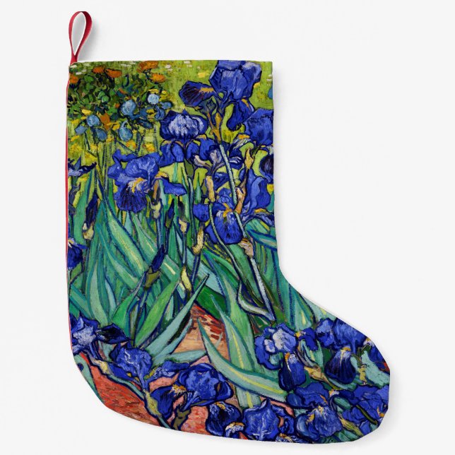 Irisch von Vincent van Gogh Kleiner Weihnachtsstrumpf (Vorderseite)