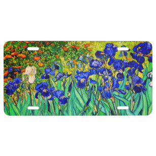 Irisch von Vincent Van Gogh US Nummernschild