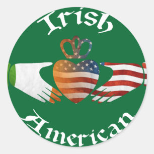 Irische Amerikaner Claddagh Aufkleber