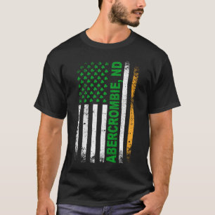 Irische amerikanische Flagge ABERCROMBIE, ND T-Shirt