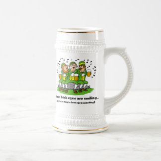 Irische Augen lächeln Bierglas