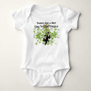 Irische Baby-Leprechaun-Segnung  Baby Strampler