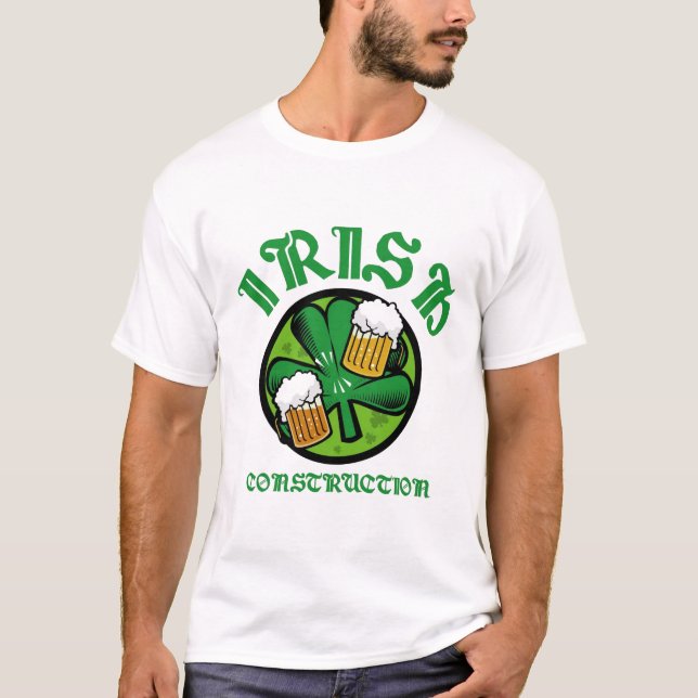 Irische Bau-Front T-Shirt (Vorderseite)