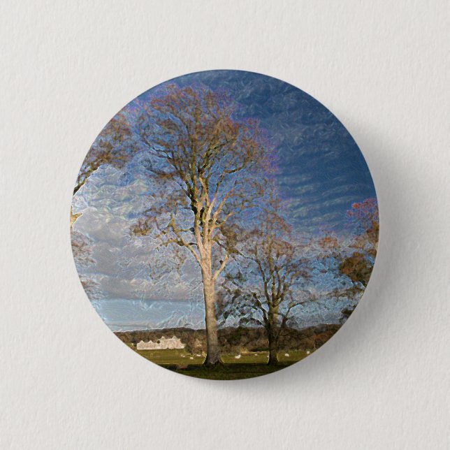 Irische Buchenbäume Button (Vorderseite)
