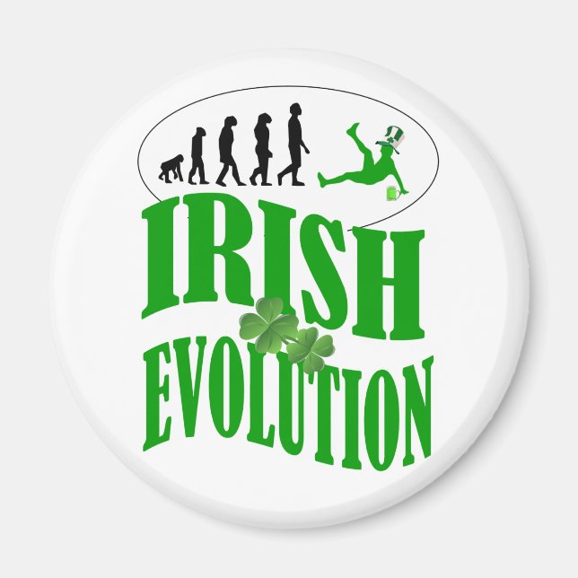 Irische Evolution Magnet (Vorne)