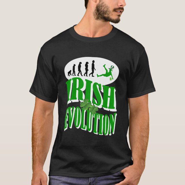 Irische Evolution T-Shirt (Vorderseite)