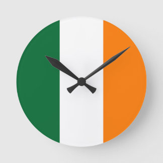 Irische Farben Runde Wanduhr