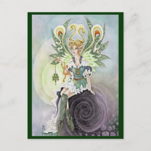 Irische Fee Postkarte