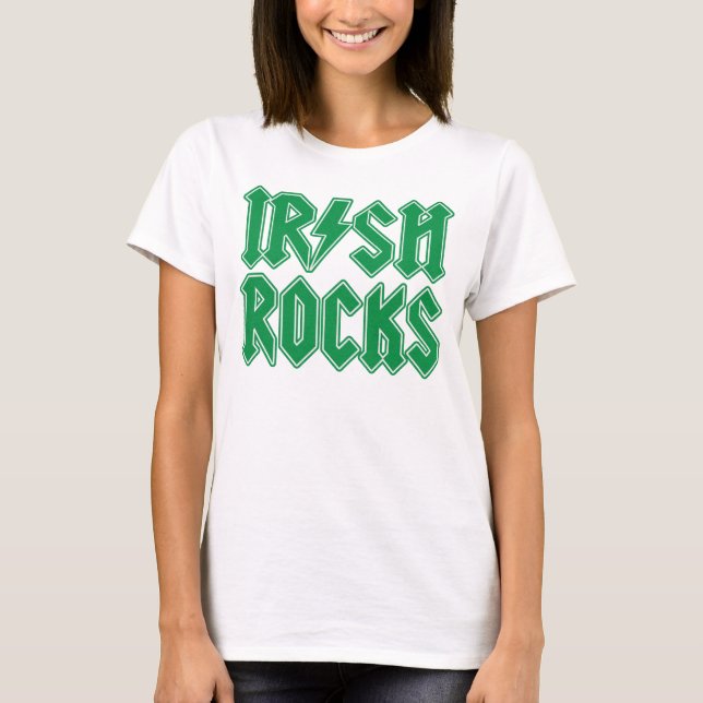Irische Felsen T-Shirt (Vorderseite)
