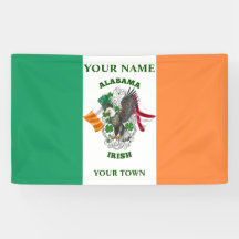 irische Flagge - Alabama irisch