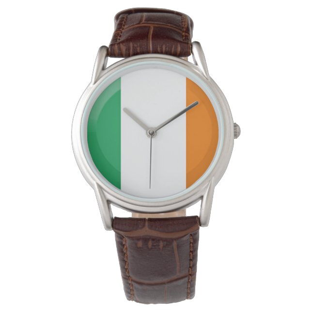 irische Flagge Armbanduhr (Vorderseite)