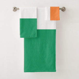 Irische Flagge Badhandtuch Set