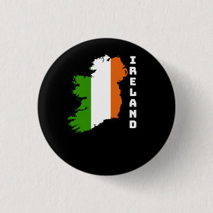 Irische Flagge Button