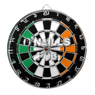 Irische Flagge Dartboard Design für Pub oder Man C Dartscheibe
