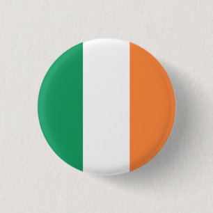 irische Flagge, Flagge der Republik Irland Button