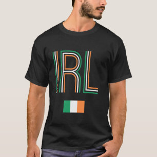 Irische Flagge für Retro Irland Irischer Preis Vin T-Shirt