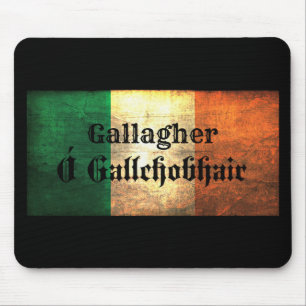 Irische Flagge Gallagher Mousepad