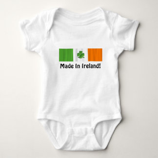 Irische Flagge 'gemacht in Ireland Baby Strampler