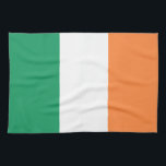Irische Flagge Geschirrtuch<br><div class="desc">Patriotische Flagge Irlands.</div>