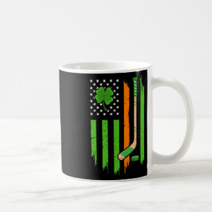 Irische Flagge Glückskleeblatt Hockeyliebhaber St. Kaffeetasse