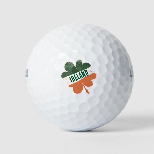 Irische Flagge Golfball (Vorderseite)