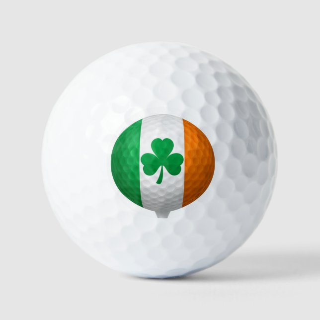 Irische Flagge Golfball (Vorderseite)