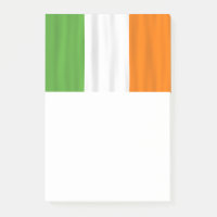 Irische Flagge Irland Weißer Orange Post-it
