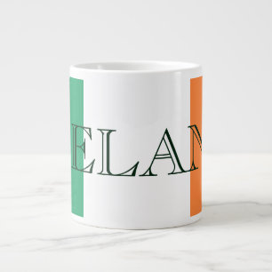 Irische Flagge Irlands Jumbo-Tasse