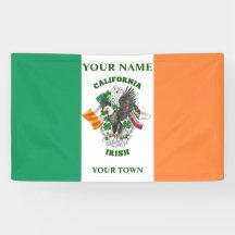 irische Flagge - Kalifornien irisch