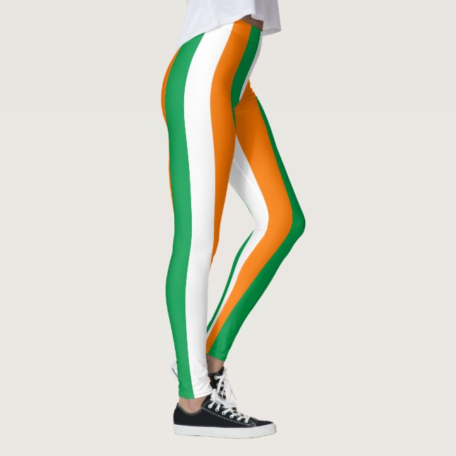 irische Flagge Leggings (Rechts)