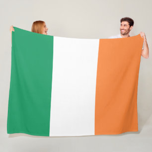 Irische Flagge (Republik Irland) (ROI) (Eire) Fleecedecke