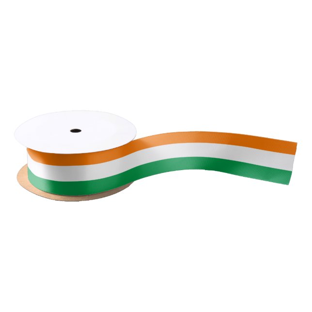 Irische Flagge Satinband (Spule)
