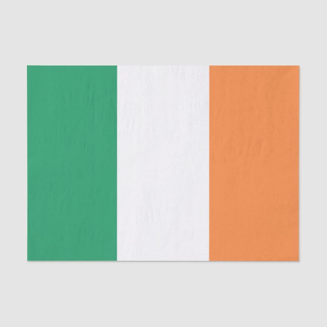 Irische Flagge Seidenpapier (Vorderseite)