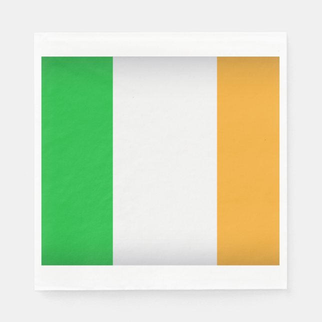 irische Flagge Serviette (Vorderseite)