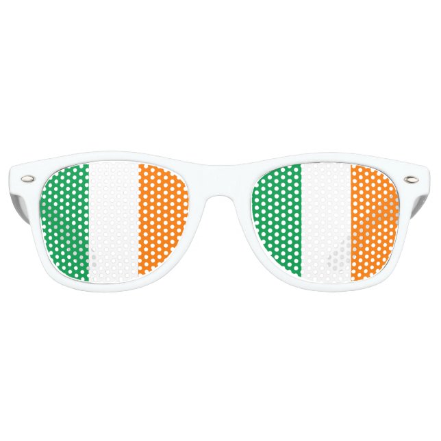 Irische Flagge Sonnenbrille (Vorderseite)