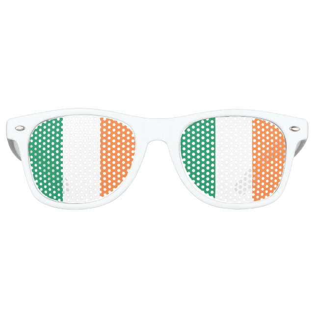 Irische Flagge Sonnenbrille (Vorderseite)