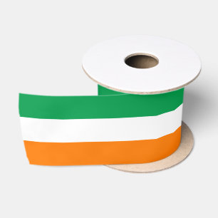Irische Flaggenfarben Band, Trikolore, Irland Satinband